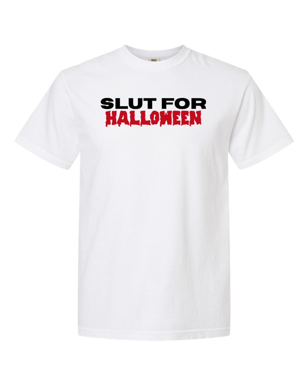 Shert · Slut for Halloween · White · Front
